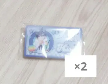 컬러풀 피치 히로 이름 배지 2개 세트
