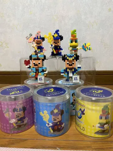 디즈니씨 nanoblock 10주년 15주년 묶음 판매