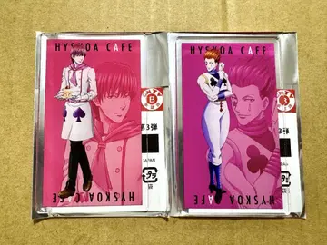 HUNTER x HUNTER 히소카페 아크릴 카드 히소카 2개 세트