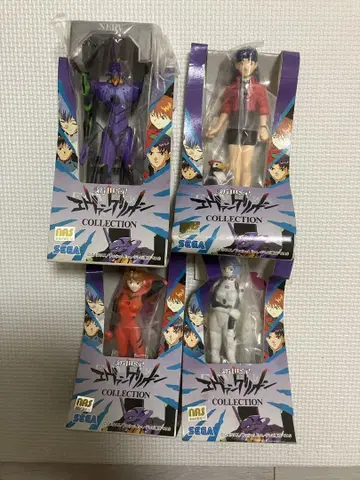 신세기 에반게리온 피규어 4체 세트