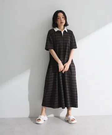 보더 폴로 원피스