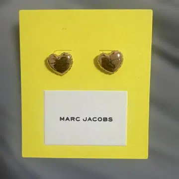 MARC JACOBS 하트형 귀걸이 앤티크 로즈 골드