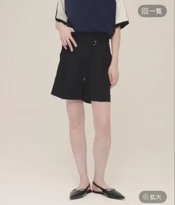 JEANASIS 블랙 숏팬츠
