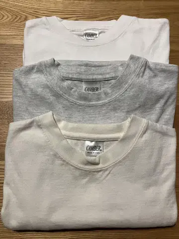 CAMBER 맥스 웨이트 T셔츠 3장 세트!