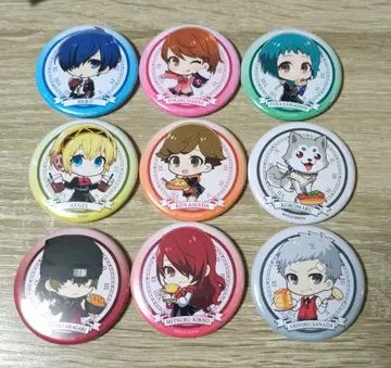 [세미 컴플리트] 페르소나 3 애니맥스 카페 캔뱃지 세트