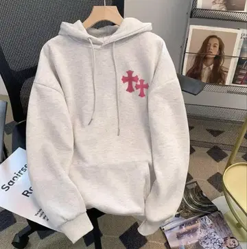 크롬 후드티