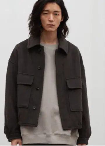 차콜 그레이 자켓 블루종 WYM LIDNM