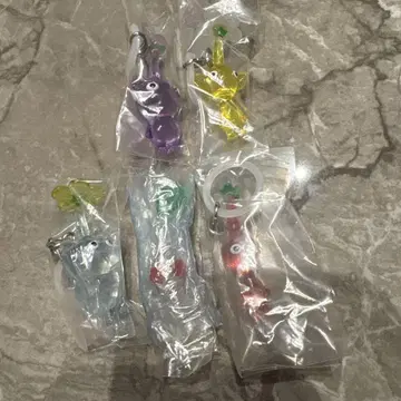 피크민 메지루시 참 얼음, 노랑, 빨간색, 화이트, 보라색 피크민