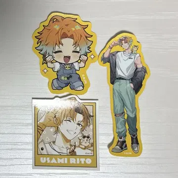 니지산지 삼위일체!!!!!! 랜덤 스티커 우사미 리토 3종류