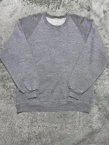 80s unknown 래글런 맨투맨 그레이 L XL