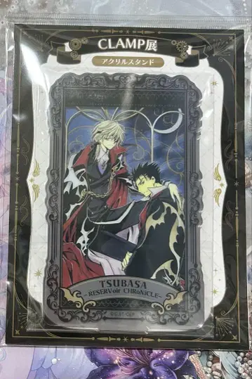 CLAMP 전시회 츠바사 크로니클 아크릴 스탠드 파이 블랙강