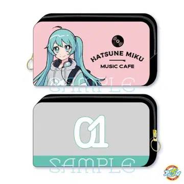 새상품 하츠네 미쿠 아니ON 뮤직 카페 파우치 오리지널 박스 파우치