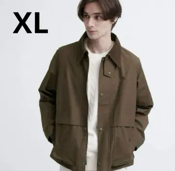 남성용 UNIQLO 새상품급 유틸리티 숏 블루종 인기 가을봄 XL 사이즈