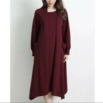 [ 새상품 ] 마사 MARTHA 레이어드 스타일 긴팔 롱 원피스