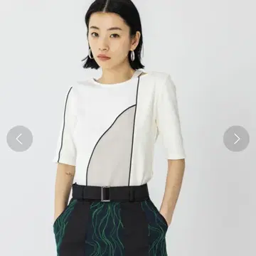 UNITED TOKYO 홀더 아지메 티셔츠 화이트