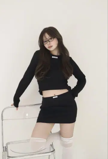 페르샤나 로우라이즈 미니 스커트