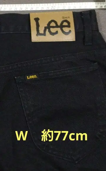 Lee 블랙 데님 W 약 77 cm 에드윈 일본제