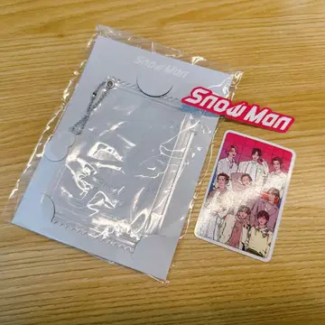 미사용 새상품 SnowMan 카드 케이스 한국 팝업 POPUP