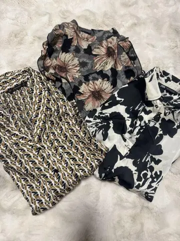 상의 3세트 쉬폰 셔츠 ZARA 한국