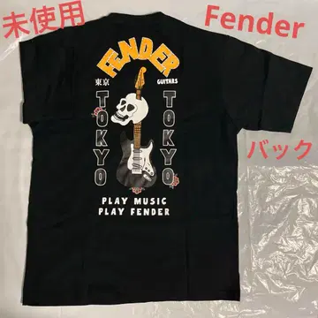 미사용 [ FENDER FLAGSHIP TOKYO T셔츠 M 블랙 ]