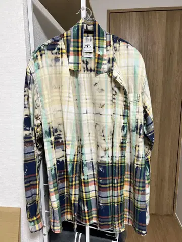ZARA 체크 무늬 긴팔 셔츠