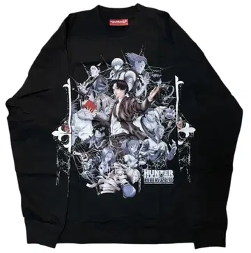 레어 HUNTER x HUNTER 환영여단 블랙 롱T Tee