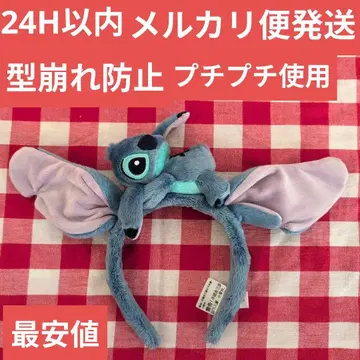[ 일본 미발매 ] 홍콩 디즈니 스티치 머리띠 봉제 인형 머리띠