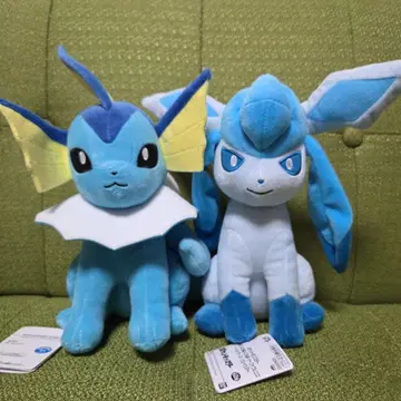 포켓몬스터 복슬복슬 봉제 인형 샤미드 글레이시아 전 2종 세트
