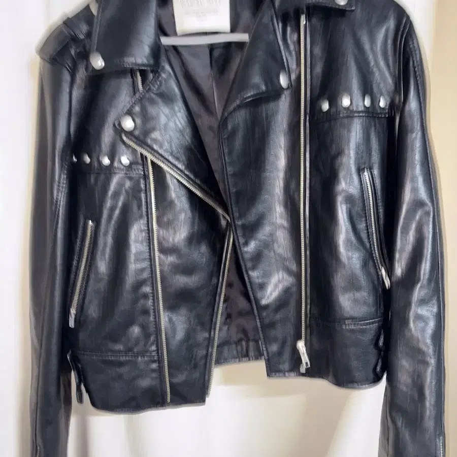 ジャケット・アウター Bohemian seoul leather blouson jumper W) 보헤미안 서울 레더 봄버 점퍼 워시드 그레이 | Bohemian