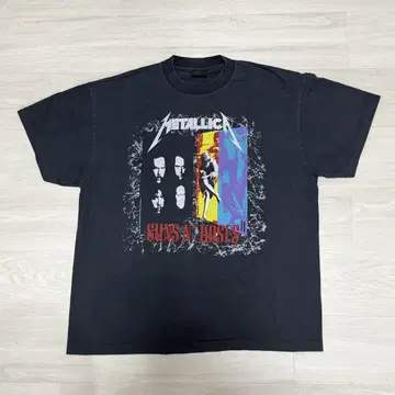 METALLICA / GUNS N' ROSES 콜라보 밴드 티셔츠