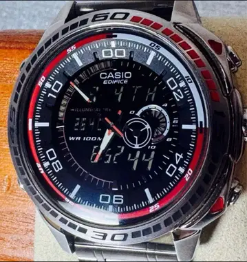 초레어 CASIO 카시오 EDIFICE 에디피스 배터리 새상품 빈티지
