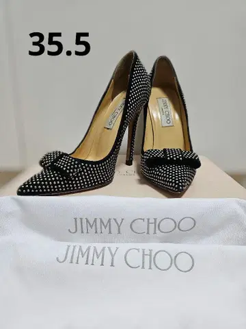 JIMMY CHOO 스터드 하이힐 펌프스