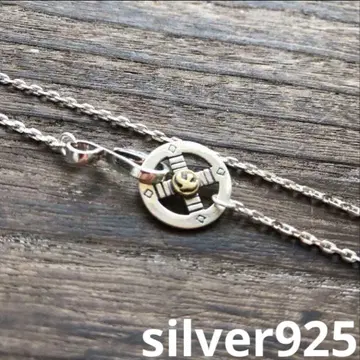 silver925 이글 후크 메디슨 휠 메탈 체인
