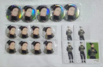 NARUTO 베이스야드 시카마루 캔뱃지 세트