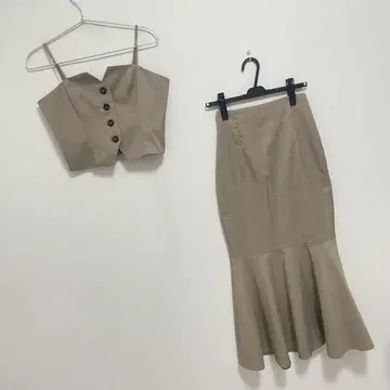 주노아 디자인 뷔스티에 머메이드 스커트 세트 26