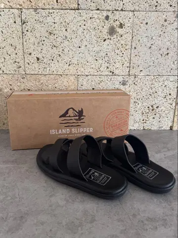 ISLAND SLIPPER 아일랜드 슬리퍼 샌들 블랙
