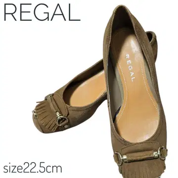 REGAL 리 브라운 프린지 펌프스 22.5cm