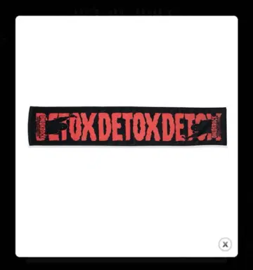 ONE OK ROCK 타월 블랙 빨간색