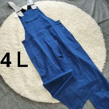 새상품 DON 4L 살로펫 오버롤 파랑 블루 작업옷 빅 사이즈