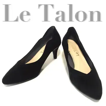 컨디션 최상 Le Talon 탈론 스웨이드 스틸레토 V컷