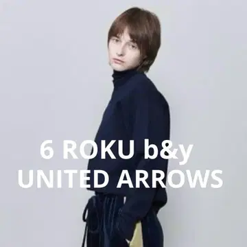 [ 6 ROKU b&y UNITED ARROWS ] 터틀넥 니트