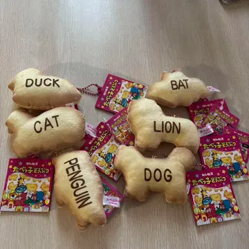 타베코 동물 기념 비스킷 마스코트 전 6종 컴플리트