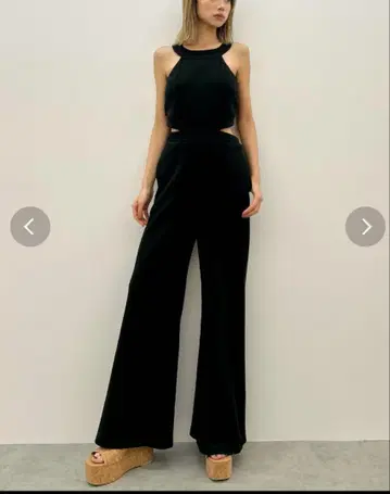 블랙 팬츠 셋업