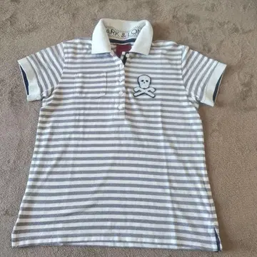 MARK & LONA 스트라이프 피케 셔츠