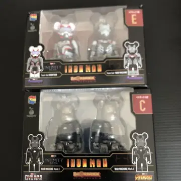 Happy 복권 베어브릭 아이언맨 C상 E상 세트