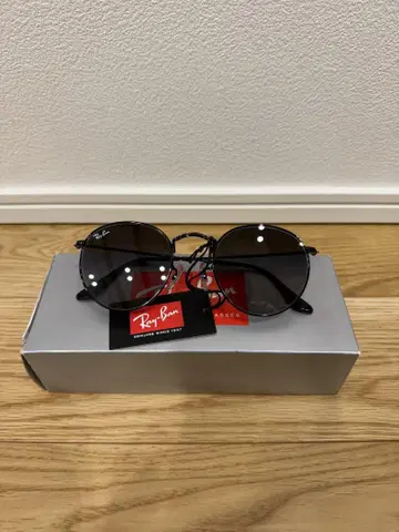 Ray-Ban 라운드 메탈 블랙