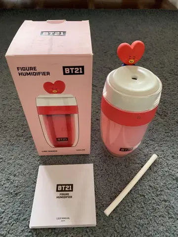 BT21 피규어 가습기 핑크 중고