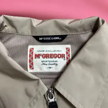 [ 새상품급 ] 맥그리거 얇은 소재 점퍼 베이지 M 사이즈