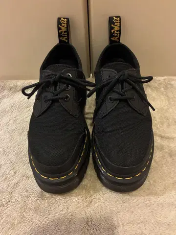 닥터마틴 오드릭 3아이 블랙 UK3 22 가죽