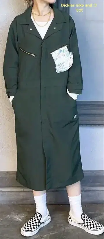 새상품 Dickies niko and 콜라보 별주 원피스 M 사이즈